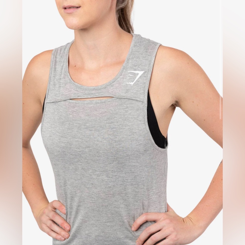 Gymshark Burnout Vest Tank - Grey